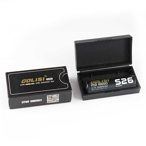 IMR 18650 S26 35A 2600mAh Akku - Golisi - Smokkie | eine Marke der Smoke Smart GmbH