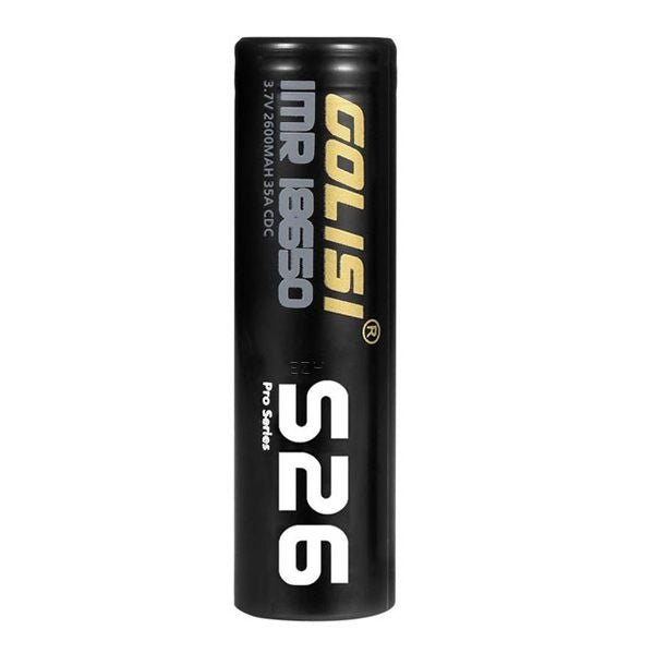 IMR 18650 S26 35A 2600mAh Akku - Golisi - Smokkie | eine Marke der Smoke Smart GmbH