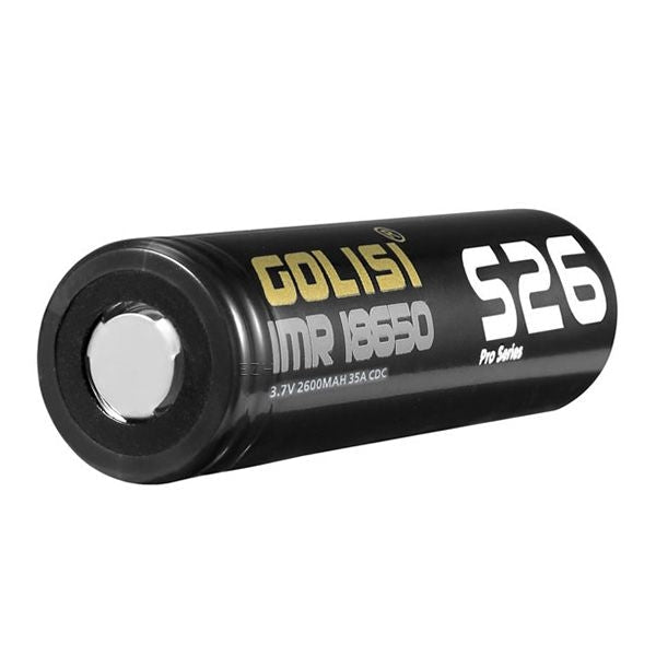 IMR 18650 S26 35A 2600mAh Akku - Golisi - Smokkie | eine Marke der Smoke Smart GmbH