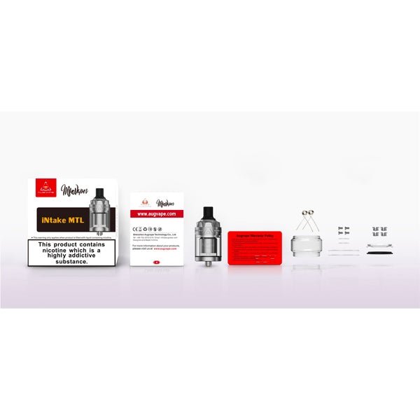 Intake MTL RTA (Schwarz und Gunmetal) Selbstwickel Tankverdampfer - AUGVAPE - Smokkie | eine Marke der Smoke Smart GmbH