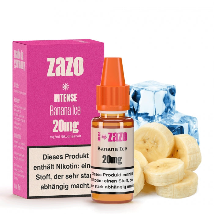 Intense Nikotinsalzliquid 10ml Banana Ice ZAZO - Smokkie | eine Marke der Smoke Smart GmbH
