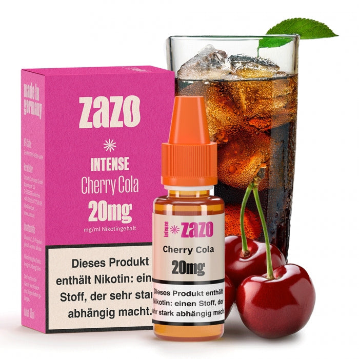Intense Nikotinsalzliquid 10ml Cherry Cola ZAZO - Smokkie