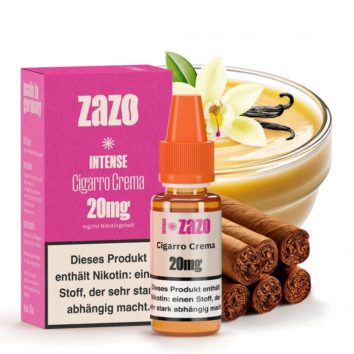 Intense Nikotinsalzliquid 10ml Cigarro Cream ZAZO - Smokkie