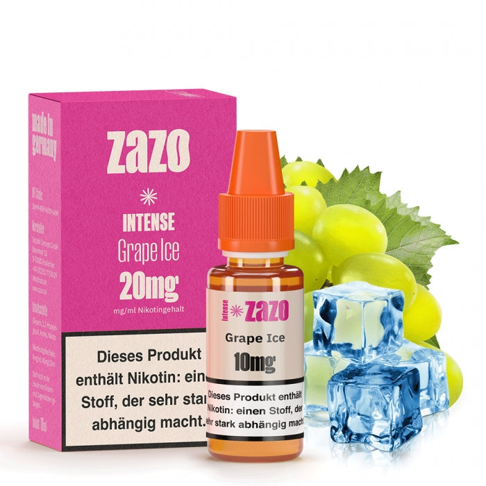 Intense Nikotinsalzliquid 10ml Grape Ice ZAZO - Smokkie | eine Marke der Smoke Smart GmbH
