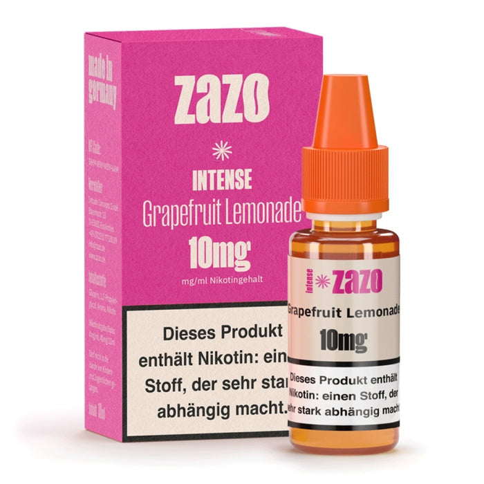 Intense Nikotinsalzliquid 10ml Grapefruit Lemonade ZAZO - Smokkie
