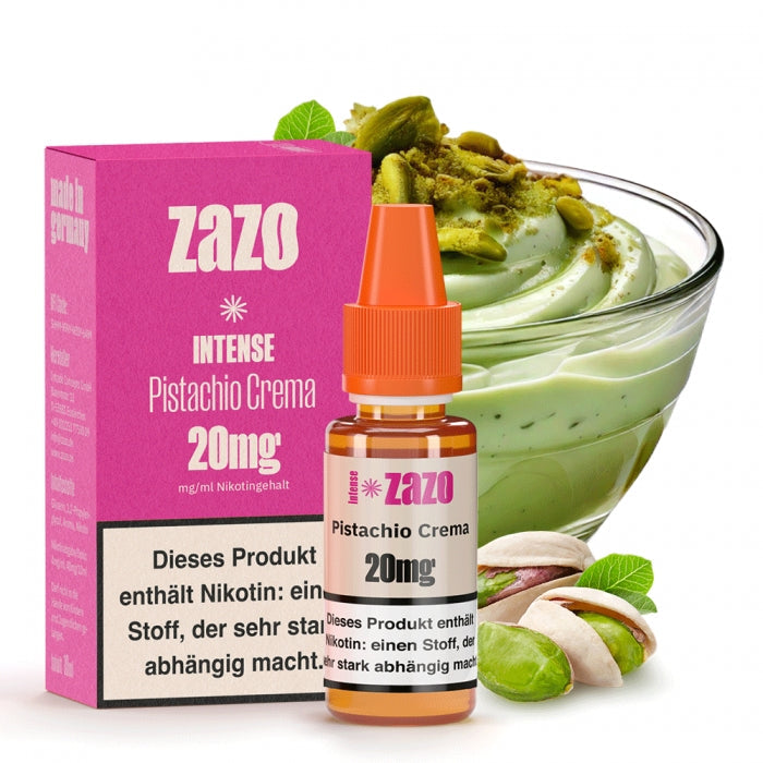 Intense Nikotinsalzliquid 10ml Pistachio Crema ZAZO - Smokkie | eine Marke der Smoke Smart GmbH