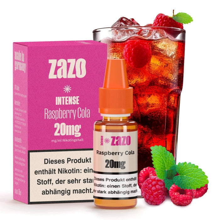 Intense Nikotinsalzliquid 10ml Raspberry Cola ZAZO - Smokkie