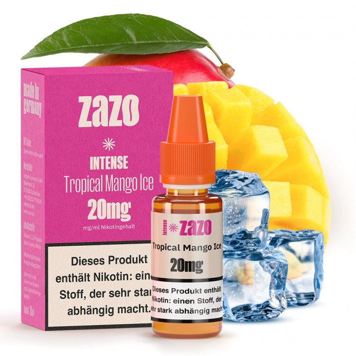 Intense Nikotinsalzliquid 10ml Tropical Mango Ice ZAZO - Smokkie