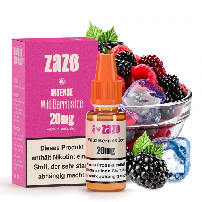 Intense Nikotinsalzliquid 10ml Wild Berries Ice ZAZO - Smokkie