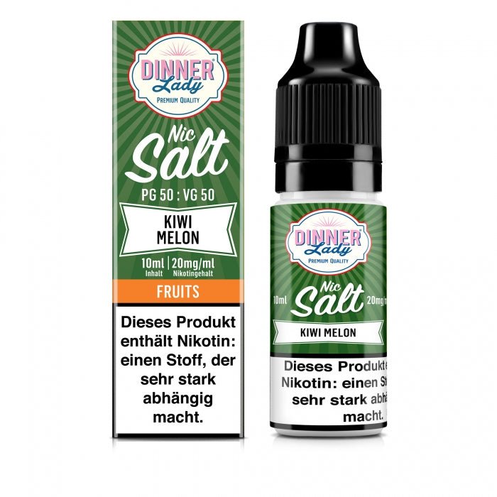 Kiwi Melon Nikotinsalzliquid (Kiwi & Melone) - Dinner Lady - Smokkie | eine Marke der Smoke Smart GmbH