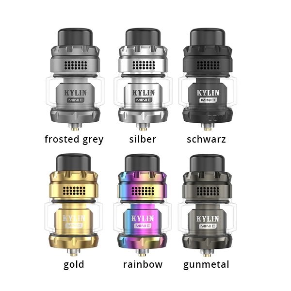 Kylin Mini V2 RTA SILBER Selbstwickel Tankverdampfer VANDYVAPE - Smokkie | eine Marke der Smoke Smart GmbH