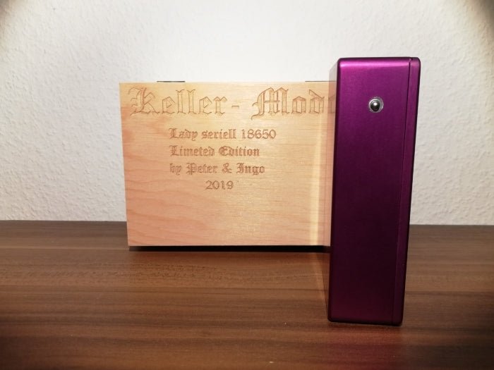 Lady Seriell 18650 - KELLERMOD Mech Mod Akkuträger Sonderfarben - Smokkie