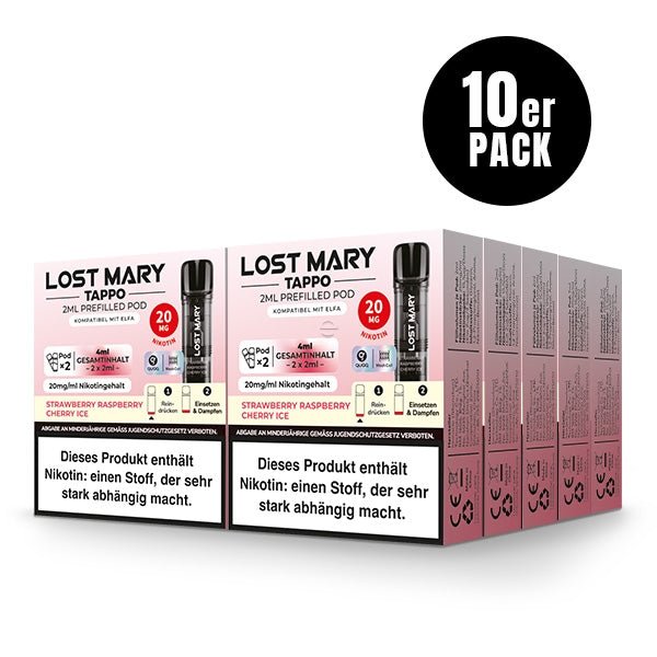 Lost Mary Tappo 2ml Prefilled Pod 10x2Stk Neue Sorten by ELFBAR - Smokkie