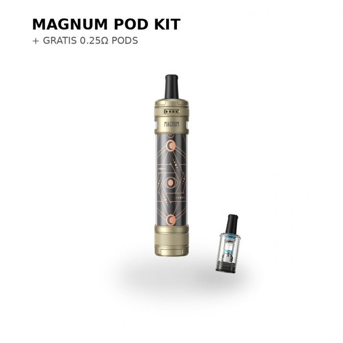 Magnum Pod Kit Bundle 1Kit +1 Magnum Pod 0.25 Ohm - Aspire - Smokkie