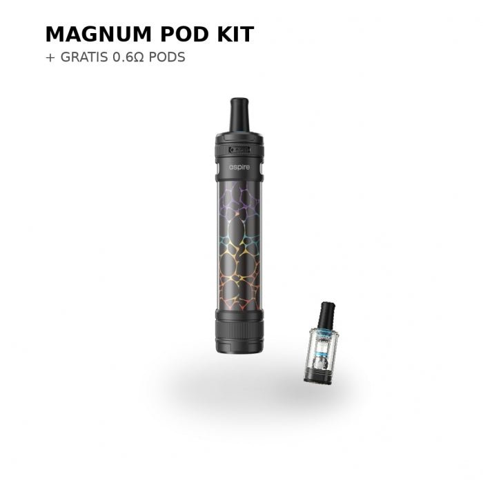 Magnum Pod Kit Bundle 1Kit +1 Magnum Pod 0.6 Ohm - Aspire - Smokkie