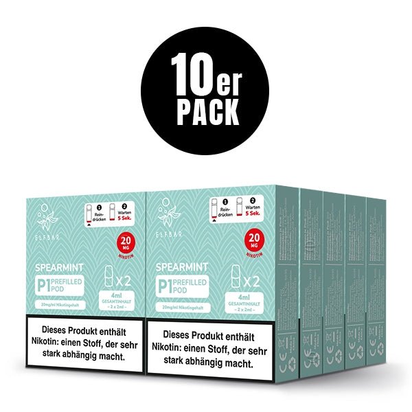 **MATE 500 P1 Prefilled Pods (10er Pack) - Elfbar - Smokkie