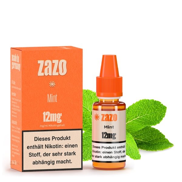 Mint ELiquid 10ml von Zazo Made in Germany - Smokkie | eine Marke der Smoke Smart GmbH