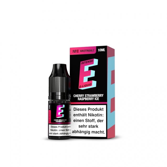 ** Neu** E Intense Cherry Strawberry Raspberry Ice Nikotnsalz Liquid 10ml - TVE - Smokkie | eine Marke der Smoke Smart GmbH