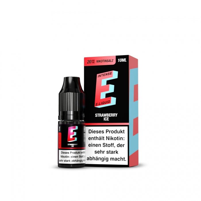 E Intense Strawberry Ice Nikotinsalz Liquid TVE Verpackung - Smokkie