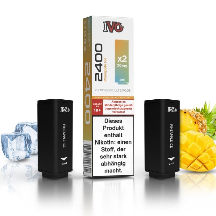NEU IVG 2400 Prefilled Pod 2 Stk IVG - Smokkie | eine Marke der Smoke Smart GmbH