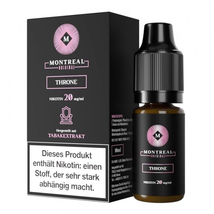 NeuMontreal Origin Throne Nikotinsalzliquid 10ml - Smokkie | eine Marke der Smoke Smart GmbH
