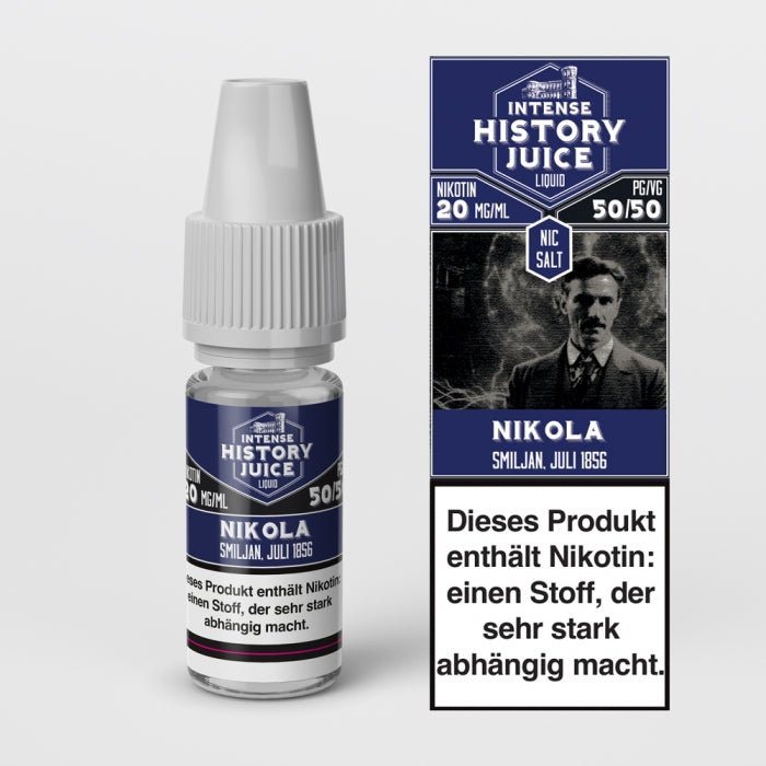 Nikola ZitroneMinze Nikotinsalzliquid INTENSE HISTORY JUICE - Smokkie