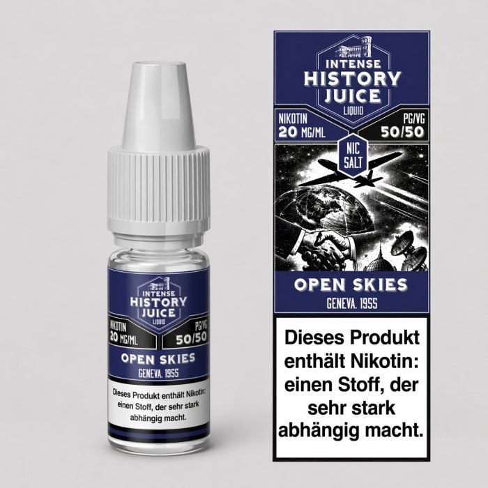 Open Skies Menthol Minze Kühle Nikotinsalzliquid 10ml INTENSE HISTORY JUICE - Smokkie