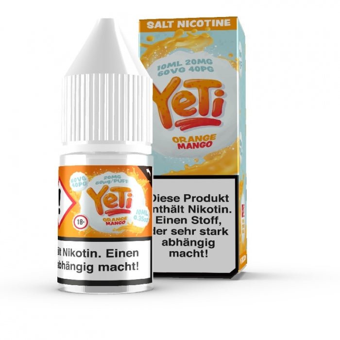 Orange Mango 10ml Nikotinsalzliquid Orange Mango Yeti - Smokkie | eine Marke der Smoke Smart GmbH