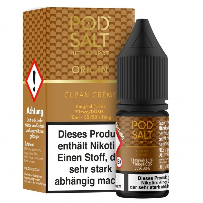 ORIGIN Cuban Cream Nikotinsalzliquid POD SALT - Smokkie | eine Marke der Smoke Smart GmbH