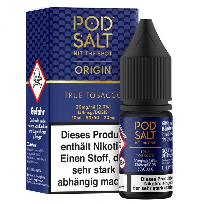 ORIGIN True Tobacco Nikotinsalzliquid POD SALT - Smokkie | eine Marke der Smoke Smart GmbH