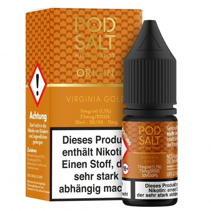 ORIGIN Virginia Gold Nikotinsalzliquid POD SALT - Smokkie | eine Marke der Smoke Smart GmbH