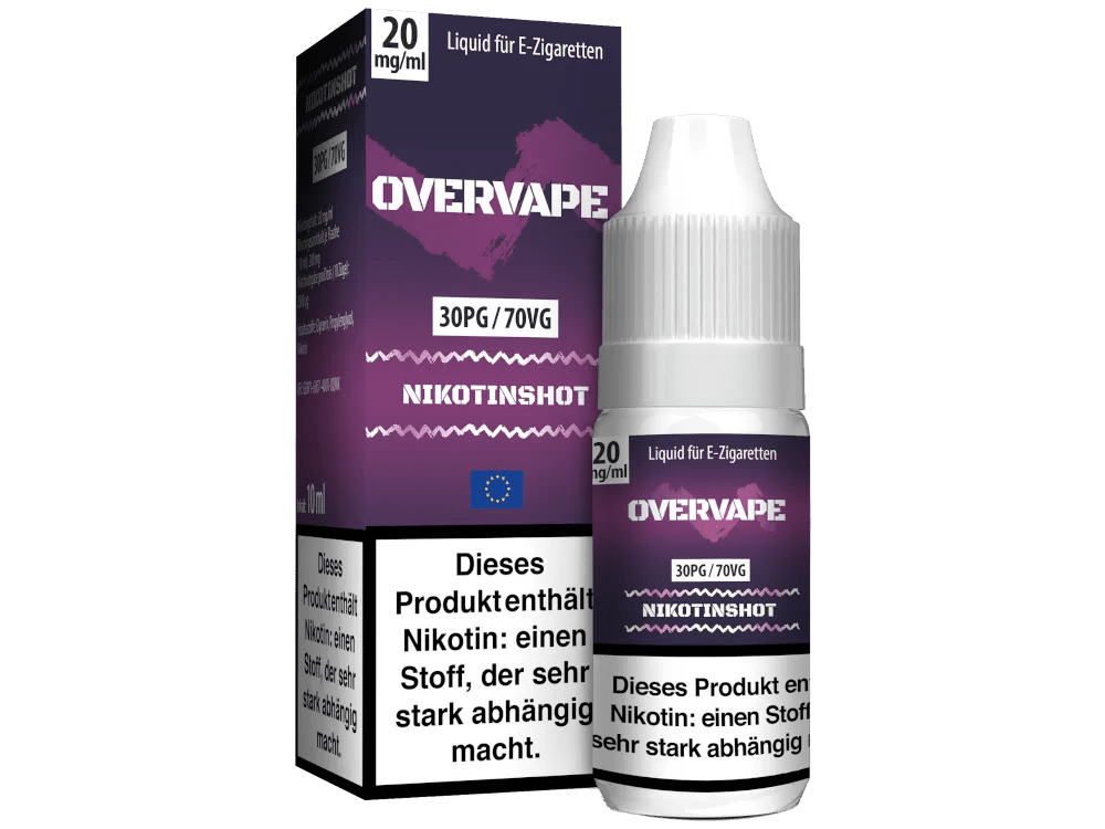 Overvape 10ml Nikotin Shot - Smokkie