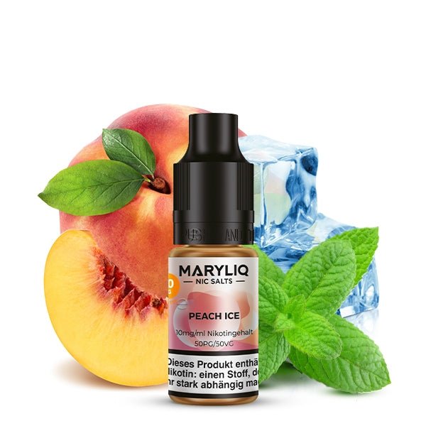 Peach Ice Nikotinsalzliquid Maryliq Lost Mary - Smokkie