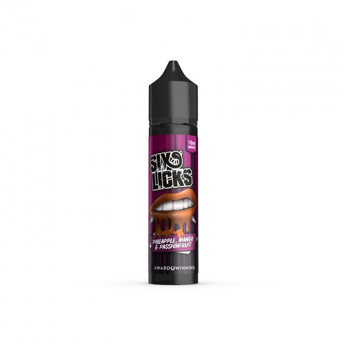 Pineapple Mango Passionfruit LongfillAroma Six Licks - Smokkie | eine Marke der Smoke Smart GmbH
