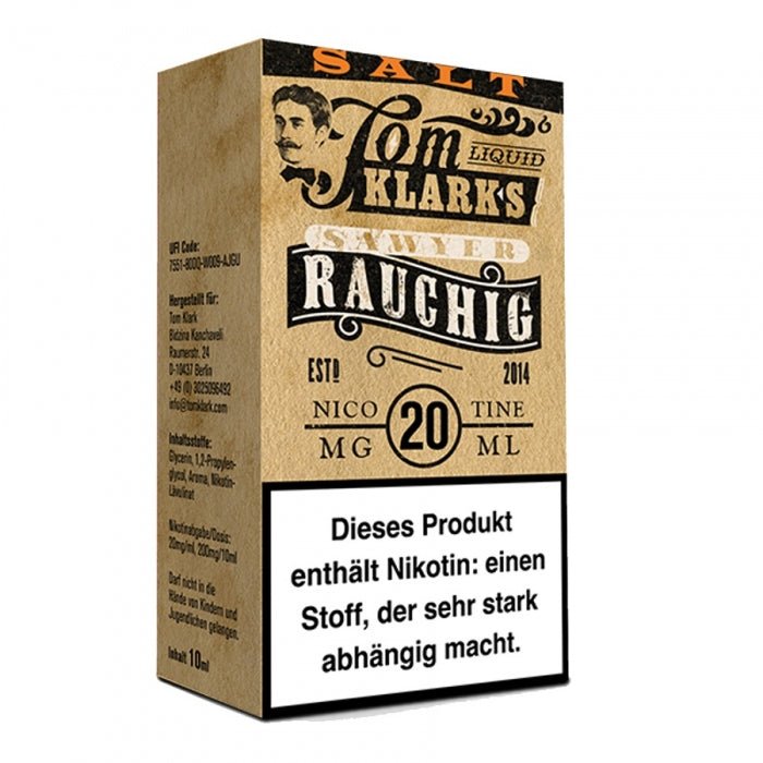 RAUCHIG Nikotinsalzliquid 10ml TOM KLARK - Smokkie | eine Marke der Smoke Smart GmbH