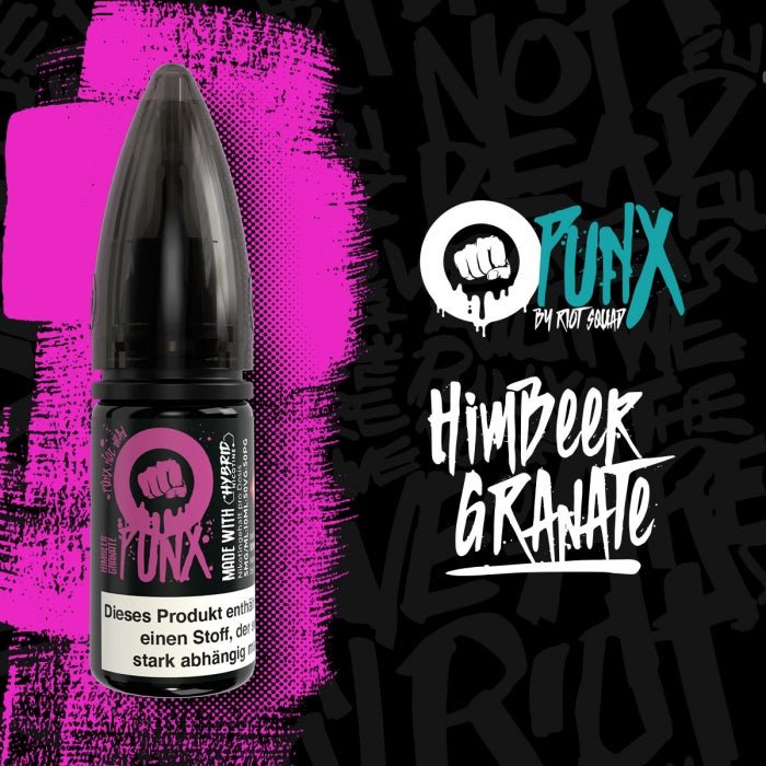 Riot Salt Punx Raspberry Granate Nikotinsalzliquid Riot Squad - Smokkie | eine Marke der Smoke Smart GmbH