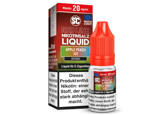 SC Red Line Apple Peach Ice Nikotinsalz Liquid - Smokkie