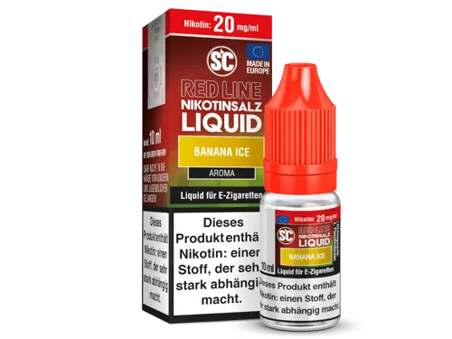 SC Red Line Banana Ice Nikotinsalz Liquid - Smokkie