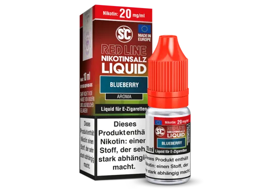 SC Red Line Blueberry Nikotinsalz Liquid