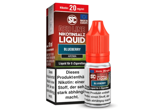 SC Red Line Blueberry Nikotinsalz Liquid - Smokkie