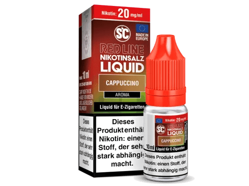 SC Red Line Cappuccino Nikotinsalz Liquid - Smokkie