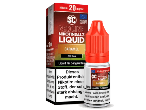 SC Red Line Caramel Nikotinsalz Liquid - Smokkie