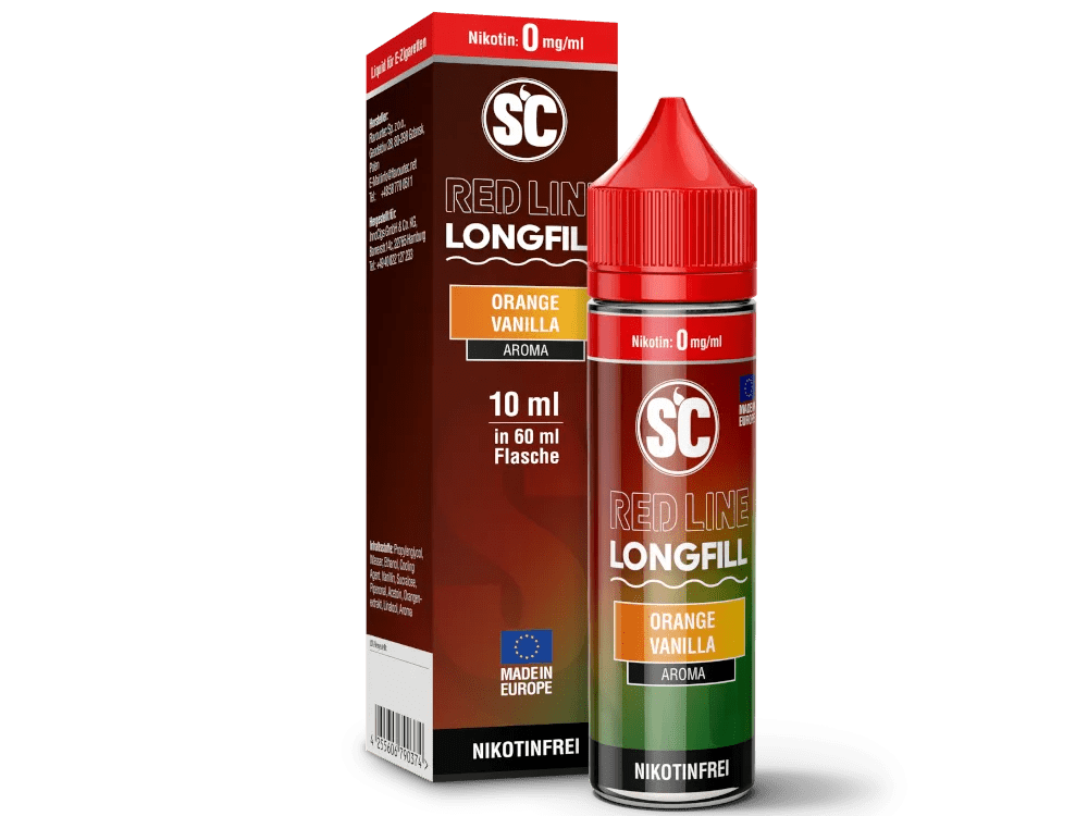 SC Red Line Orange Vanilla Longfill Aroma - Smokkie