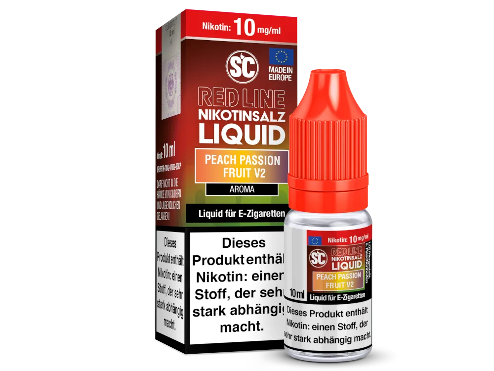SC Red Line Peach Passion Fruit V2 Nikotinsalz Liquid