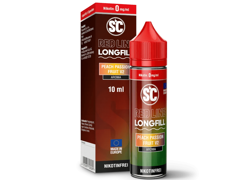SC Red Line Peach Passion Fruit V2 Longfill Aroma - Smokkie