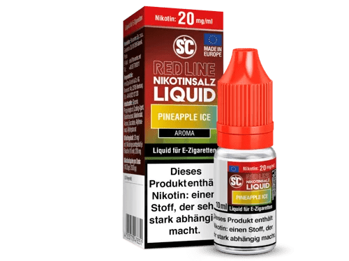 SC Red Line Pineapple Ice Nikotinsalz Liquid - Smokkie