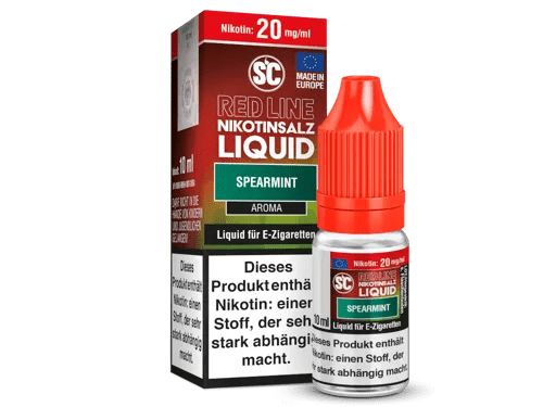 SC Red Line Spearmint Nikotinsalz Liquid - Smokkie