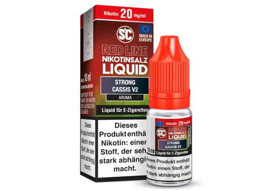 SC Red Line Strong Cassis V2 Nikotinsalz Liquid - Smokkie
