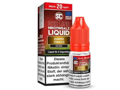 SC Red Line Sunrise Tobacco Nikotinsalz Liquid - Smokkie | eine Marke der Smoke Smart GmbH