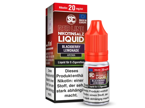 SC Red Line Blackberry Lemonade Nikotinsalz Liquid